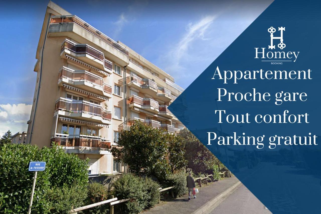 Homey Wood: Cozy Apartment Near Geneva with Private Parking and Balcony Annemasse Exterior photo